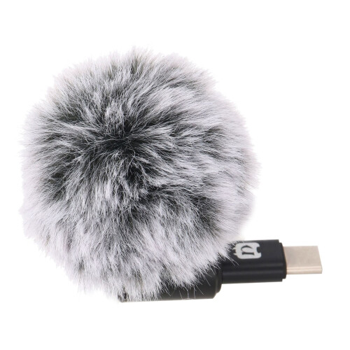 (Type C ‑40db±3db) PULUZ Smartphone Mic 90 Adjustable Noise Reduction 3.5mm -22db3db 1