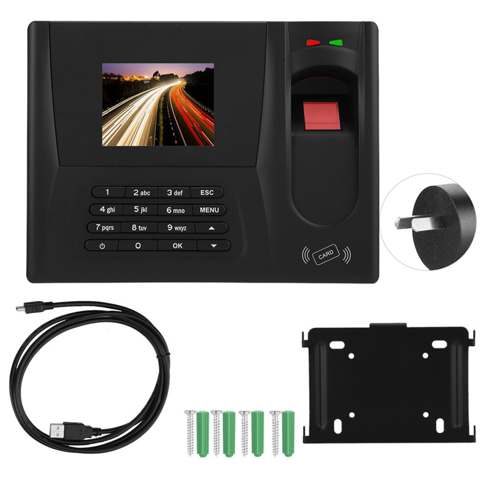 Zdc20 2.8In Tft Tcp/Ip Fingerprint Card Reader Attendance Machine 604725163509