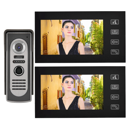 7 inch LCD Wired Video Doorbell Night Vision Smart Kit 2