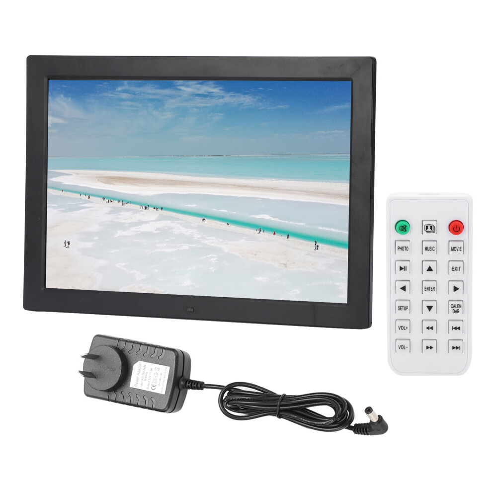 (Prise Au) 17In Hd Digital Photo Frame 1440X900 Mp3/Mp4 Clock Calendar 100-240V 643505139723