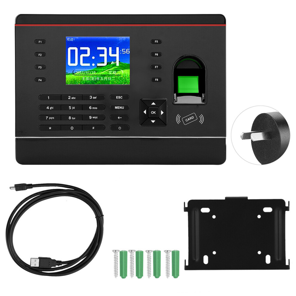 A C061 2.8In Tft Tcp/Ip Fingerprint Card Reader Attendance Machine 604725163547