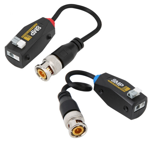 1 Paar 8MP HD-Video-Balun für Twisted Pair 1
