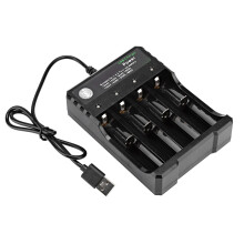 4-fach USB-Smart-Ladegerät für 18650-Akku