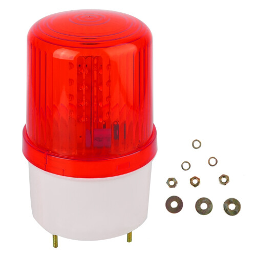 Rotes LED-Warnlicht 220V außen blinkend