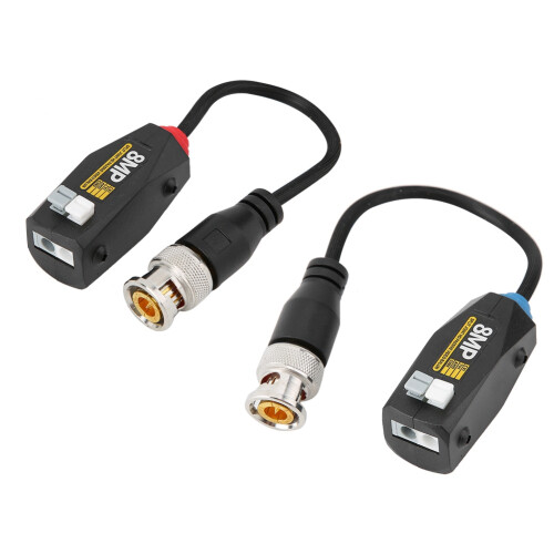 1 Paar 8MP HD-Video-Balun für Twisted Pair 2