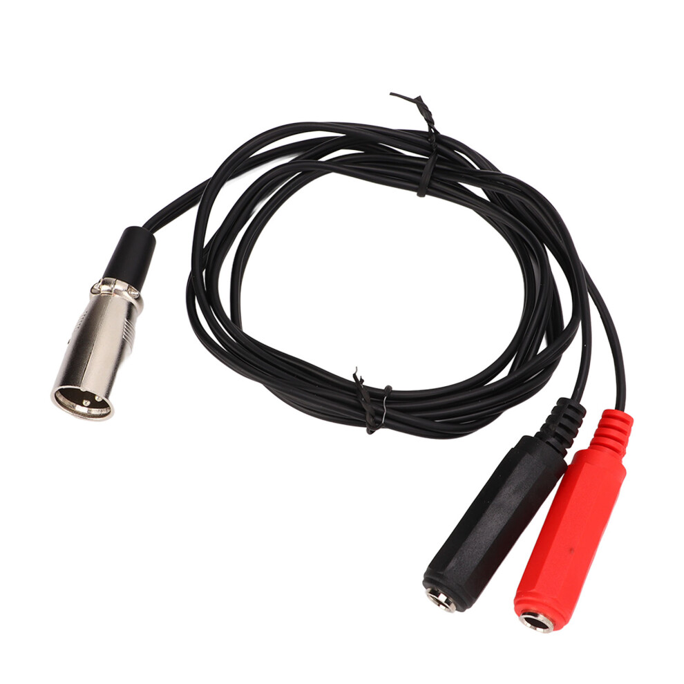 1.5M Xlr Male To Dual 6.35Mm Female Stereo Audio Cable 643505006353