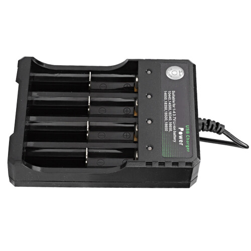 4-fach USB-Smart-Ladegerät für 18650-Akku 1