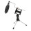 Foldable Microphone Shockproof Stand with Pop Filter Studio 4