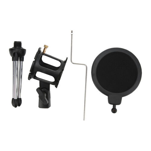 Foldable Microphone Shockproof Stand with Pop Filter Studio 2