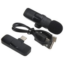 (Type C Interface) Wireless Lavalier Mic Noise Reduction Anti Interference Type C