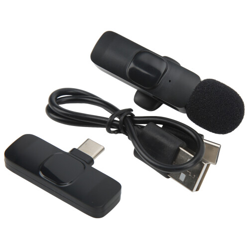 (Type C Interface) Wireless Lavalier Mic Noise Reduction Anti Interference Type C