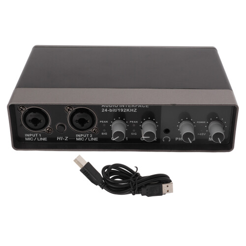 Live Sound Card Q22 Digital Mixing USB External Recording