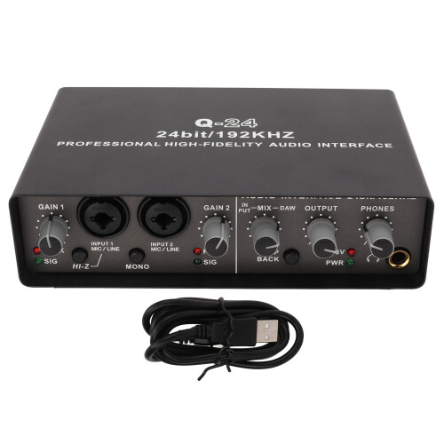 USB Live Sound Card Digital Mixing External for Live Stream OS X iOS