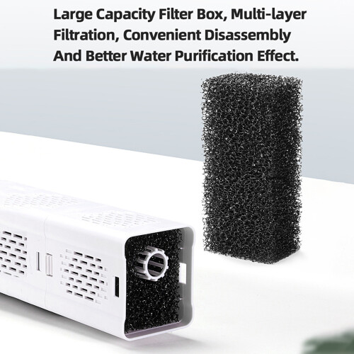 15W Aquariumfilter 1000L/h Einstellbar Luftstrom Leise