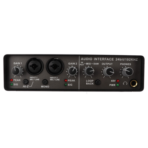 USB Live Sound Card Digital Mixing External for Live Stream OS X iOS 2