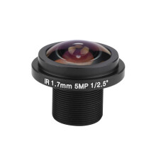 5MP HD Fisheye Camera Lens 1.7mm 185C