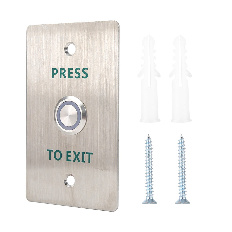 Dc12~24V Metal Door Release Button Switch Led Access Control 604725104168