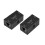 2x RJ45 POE-Injektor Ethernet-Adapter Schwarz 1