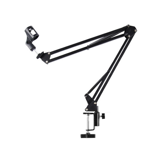 Adjustable Microphone Arm Stand with Boom Mic Clip