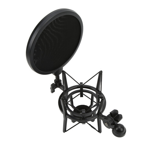 Microphone Shock Mount with Filter Anti-Vibration Stand