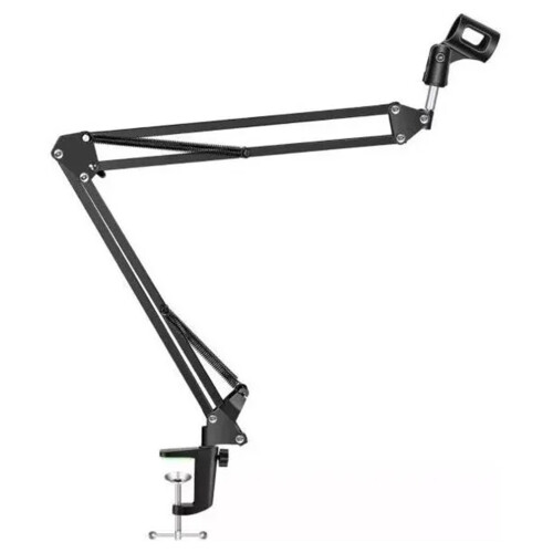 Adjustable Microphone Arm Stand with Boom Mic Clip 1