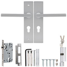 European Style Indoor Door Handle Lockset Mechanical Security