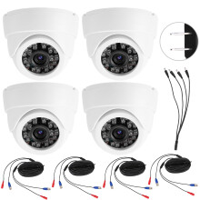 4MP HD 4 in 1 AHD/TVI/CVI/CVBS IP66 Waterproof 24Leds IR Dome Camera
