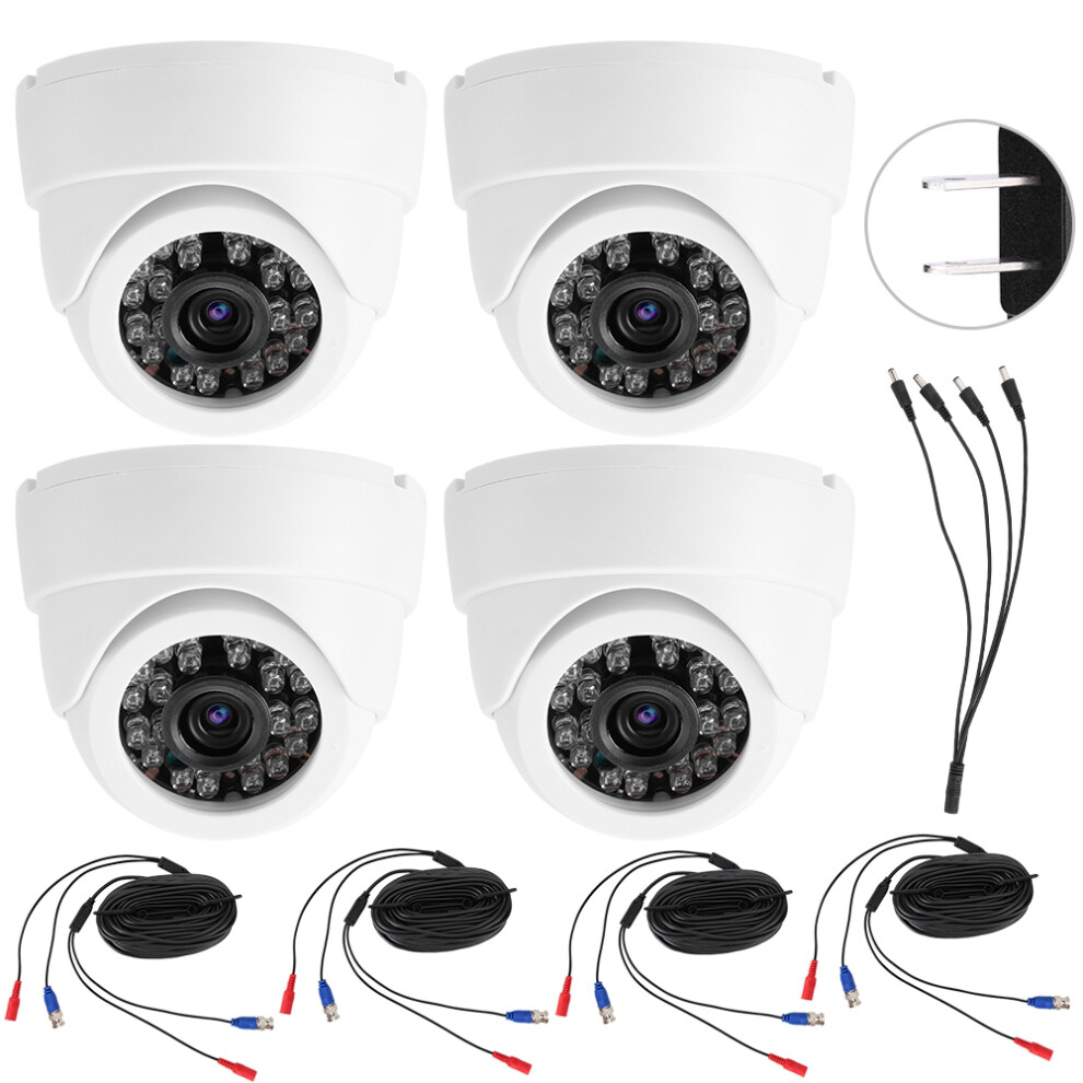 4Mp Hd 4 In 1 Ahd/Tvi/Cvi/Cvbs Ip66 Waterproof 24Leds Ir Dome Camera 604725164193