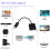 25cm 1080P DP-zu-VGA-Adapterkabel 5