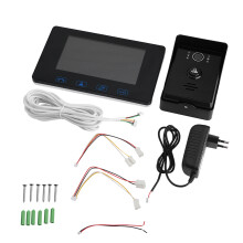 7in Wired Video Doorbell HD 1.3MP 150 Monitor Black