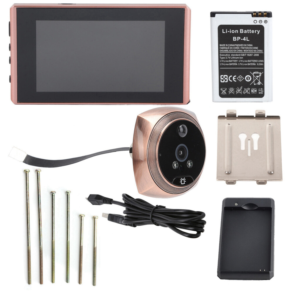 4300E Digital Door Viewer 2Mp 4.5In Lcd Doorbell 604725171313