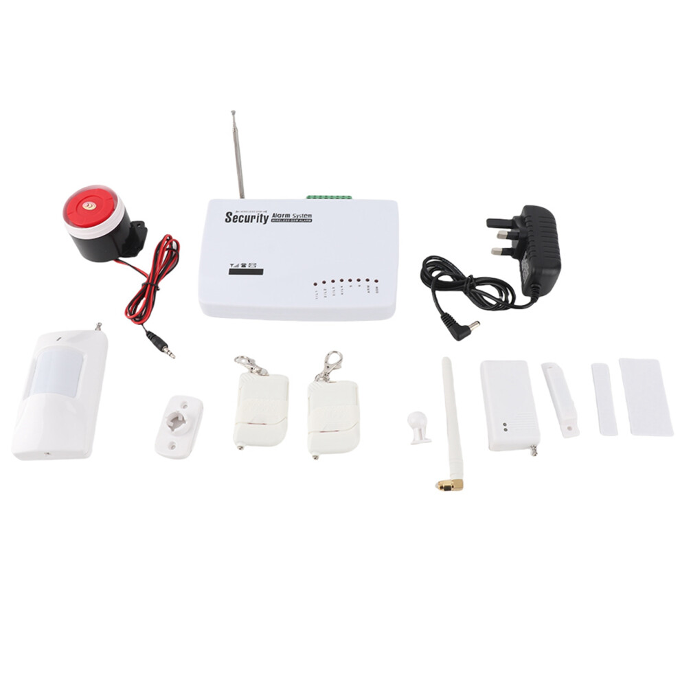 Gsm Wireless Home Security Alarm System Sos Burglar Fire Gas Sensor 604725171375