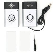 2.4GHz Mini Portable Dual Way Voice Intercom Wireless Doorbell System