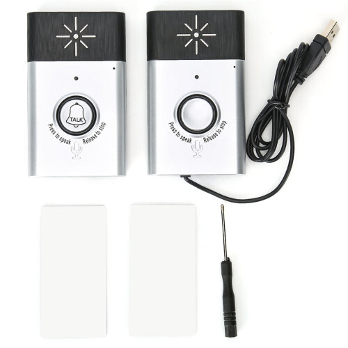 2.4GHz Mini Portable Dual Way Voice Intercom Wireless Doorbell System