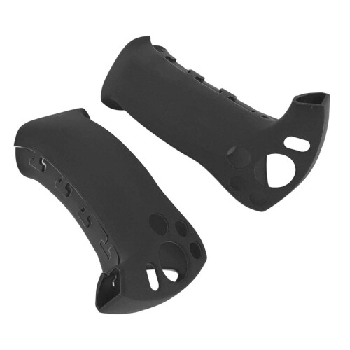 (Black) 2Pcs VR Controller Grip Cover Silicone Anti-Slip Black 2