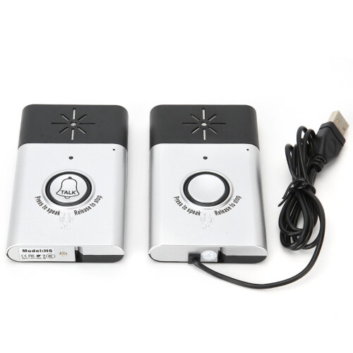 2.4GHz Mini Portable Dual Way Voice Intercom Wireless Doorbell System 1