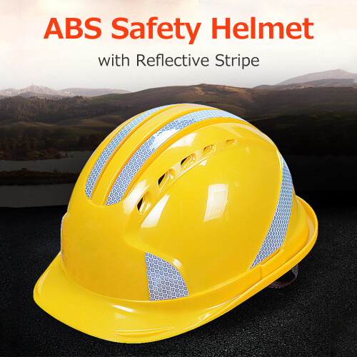 ABS Safety Helmet Breathable Shockproof Vents Multi-point Buffer Blue 1