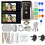 2 Monitor RFID IR Camera 7in Wired Intercom with Electric Lock 1