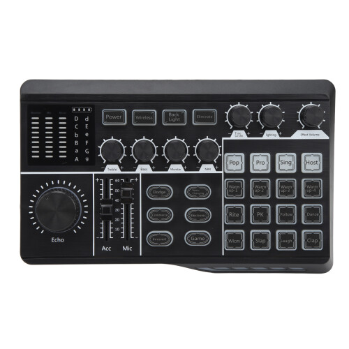 Professional Sound Mixer 1200mAh Micro USB Studio Streaming Mixer 1