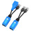 2x Splitter RJ45 POE Adapter Kabel-Kit 4