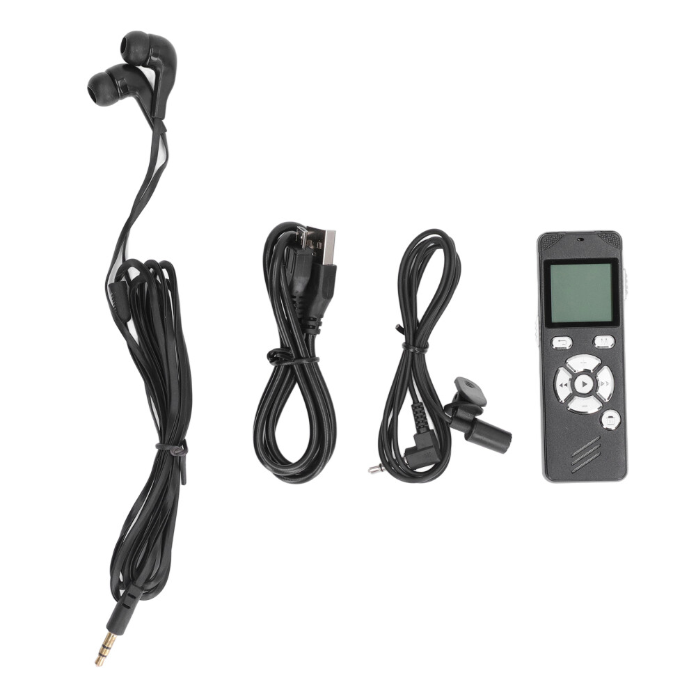 Voice Recorder 16GB USB Rechargeable MP3 Player with Mic for Lecture-image-OPC-PMK5NYG-NEW