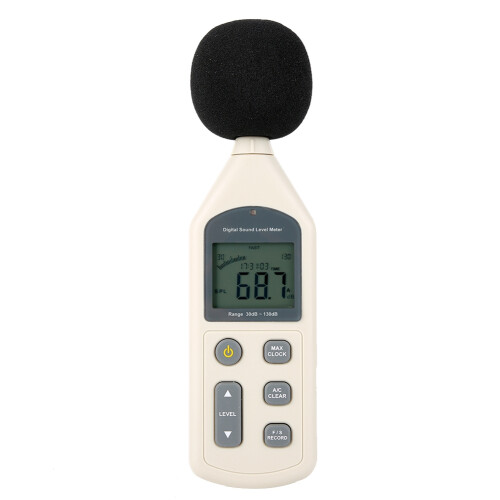 Handheld-LCD-Schallpegelmesser 30-130dBA USB 1