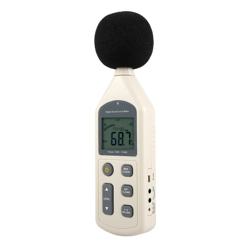 Handheld-LCD-Schallpegelmesser 30-130dBA USB 2