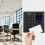 Access Control Keypad Fingerprint Card Reader Black DC12V 5