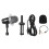 Dynamic Mic Stand Volume Control LED 3 Pickup Mode Sound Card 3.5mm 1