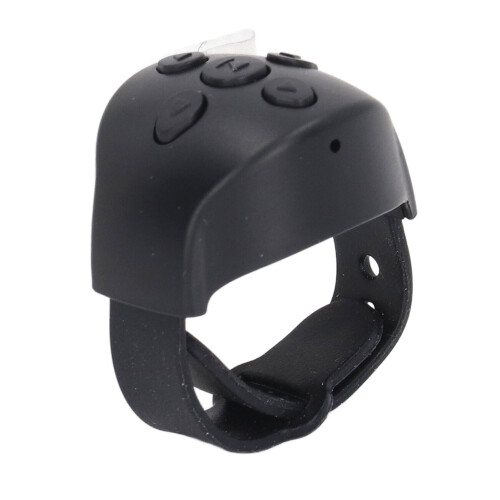 (Black) Bluetooth Remote Control Ring for Phone Camera Selfie 2
