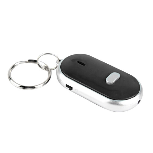 Stimmensteuerter Schlüssel Finder mit Pfeife (Schwarz) 2