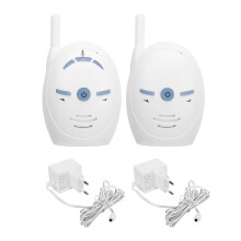 (EU Plug) Digital Kids Monitor 2.4GHz Wireless Night Light 2 Way Talk EU