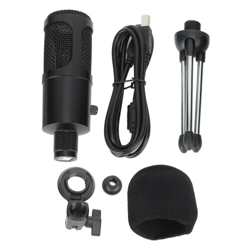 Condenser Microphone Bundle Noise Reduction USB PC Gaming Livestream