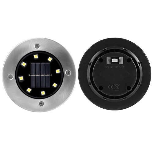 4-LED Solarbodenleuchte wasserdicht für Gartenweg 2